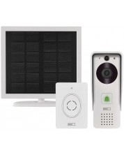 Смарт видеозвънец Emos - GoSmart, IP-09D/H4030, Solar panel, Wi-Fi, бял -1
