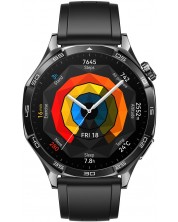 Смарт часовник Huawei - Watch GT5, 1.43'', 46 mm, Black Silicone -1