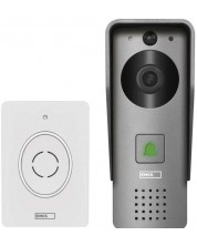 Смарт видео звънец Emos - GoSmart, IP-09C/H4031, Wi-Fi, сив