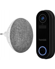 Смарт комплект Hombli - HBDP, Doorbell 2 и Chime 2, черен -1