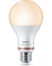 Смарт крушка Philips - Frosted, 13W LED, E27, A67, dimmer -1