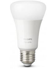 Смарт крушка Philips - HUE White, LED, 9W, E27, A60, dimmer -1