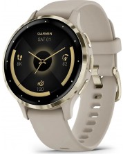 Смарт часовник Garmin - Venu 3S, 41 mm, 1.2'', French Grаy/Silicone -1