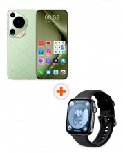 Смартфон Huawei - Pura 70 Ultra, 6.8'', 16GB/512GB, зелен + Watch Fit 3, 1.82'', Midnight Black -1