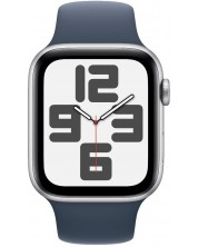Смарт часовник Apple - Watch SE2 v2, 44mm, M/L, Storm Blue Sport -1