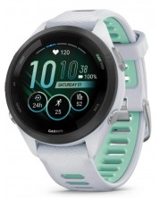 Смарт часовник Garmin - Forerruner 265S, 42mm, Whitestone/Neo Tropic -1