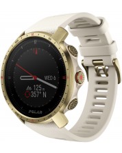 Смарт часовник Polar - Grit X Pro, 47mm, 1.2", Arctic Gold