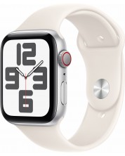 Смарт часовник Apple - Watch SE2 v3 Cell, 44 mm, S/M, Starlight ALU Starlight Sport -1