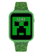 Смарт часовник Kids Euroswan - Minecraft, зелен -1