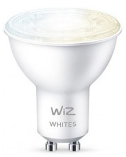 Смарт крушка WiZ - LED Whites, 4.9W, GU10, бяла -1