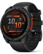 Смарт часовник Garmin - fēnix 8 Sapphire, 47 mm, 1.4'', Slate Gray/Black -1