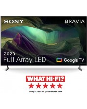 Смарт телевизор Sony - BRAVIA KD-55X85L, 55'', DLED, 4K, черен