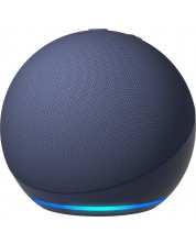 Смарт колона Amazon - Echo Dot 5, синя -1