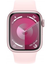 Смарт часовник Apple - Watch S9, 41mm, 1.69'', M/L, Light Pink Sport -1