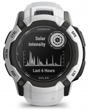 Смарт часовник Garmin - Instinct 2X Solar, 50mm, 1.1'', бял -1