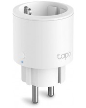 Смарт мини контакт TP-Link - Tapo P115, 1 гнездо, бял
