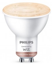 Смарт крушка Philips - PHI WFB, 4.7W, GU10, PAR16, 3 броя -1