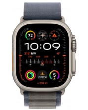 Смарт часовник Apple - Watch Ultra 2 Cellular, 49mm, 1.92", S, Blue Alpine -1