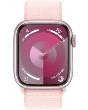 Смарт часовник Apple - Watch S9, 41mm, 1.69'', Light Pink Sport Loop -1