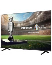 Смарт телевизор Hisense - 43E7NQ, 43'', QLED, 4K, черен -1