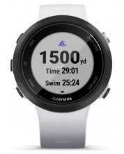 Смарт часовник Garmin - Swim 2, 42mm, бял/черен -1