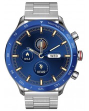 Смарт часовник Riversong - Motive 9 Max, 1.43'', Silver Blue