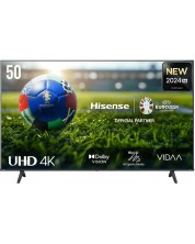 Смарт телевизор Hisense - 50A6N, 50'', DLED, 4K, черен