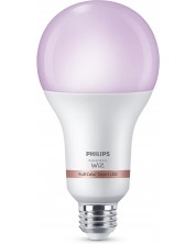 Смарт крушка Philips - Frosted, 18.5W LED, E27, A80, RGB, dimmer