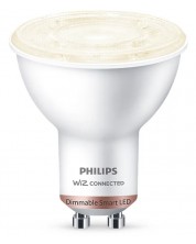 Смарт крушка Philips - PHI WFB, 4.7W, GU10, PAR16, бялa -1