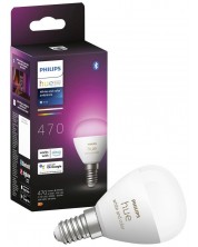 Смарт крушка Philips - Hue Ambiance Luster, 5.1W, E14, P45, RGB, dimmer -1