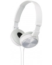 Слушалки Sony - MDR-ZX310, бели -1