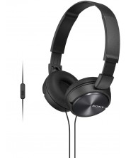 Слушалки с микрофон Sony - MDR-ZX310AP, черни -1