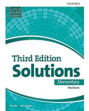 Solutions Elementary Workbook (3rd Revised Edition) / Английски език - ниво A1: Учебна тетрадка -1