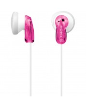 Слушалки Sony - MDR-E9LP, бели/розови -1