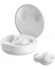 Безжични слушалки Motorola - Vervebuds 250, TWS, бели