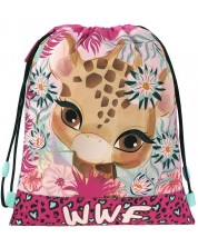 Спортна торба WWF Giraffe - с връзки