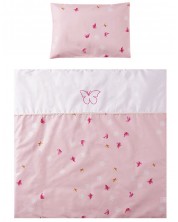 Спален комплект за люлки Lorelli - First Dreams, Пеперуди, розово -1