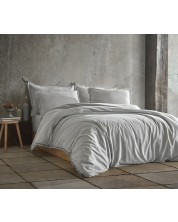 Спален комплект Via Bianco - Washed linen, светлосив