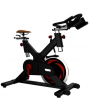 Спининг колело Active Gym - Premium Line, черно/червено -1