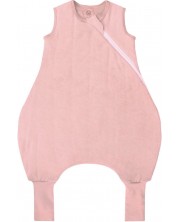 Спално чувалче с крачета Bio Baby - Oт органичен памук, 2.5 Тog, 70 cm, 6-12 м, розово