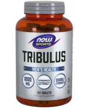 Sports Tribulus, 180 таблетки, Now -1