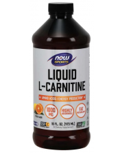 Sports L-Carnitine Liquid, Цитрус, 473 ml, Now -1