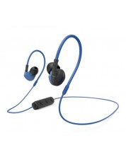 Спортни слушалки Hama - Freedom Athletics, черни/сини -1