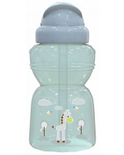 Спортна бутилка Lorelli Baby Care - Animals, 325 ml, зелено -1
