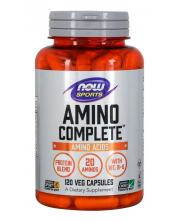 Sports Amino Complete, 120 капсули, Now -1
