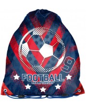 Спортна торба Paso Football - Синьо-червена -1