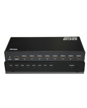 Сплитер VCom - DD418A, HDMI/Multiplier 1x8, черен -1