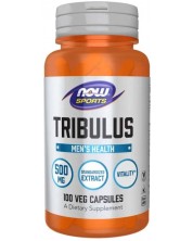 Sports Tribulus, 500 mg, 100 капсули, Now -1
