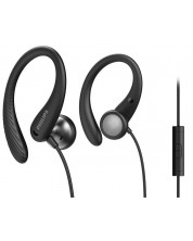 Спортни слушалки с микрофон Philips - TAA1105BK, черни