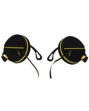 Спортни слушалки T'nB - Sport Clip, черни/жълти -1